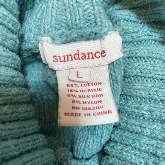 Sundance Ribbed Turtleneck Sweater, size L - Picture 4 of 8